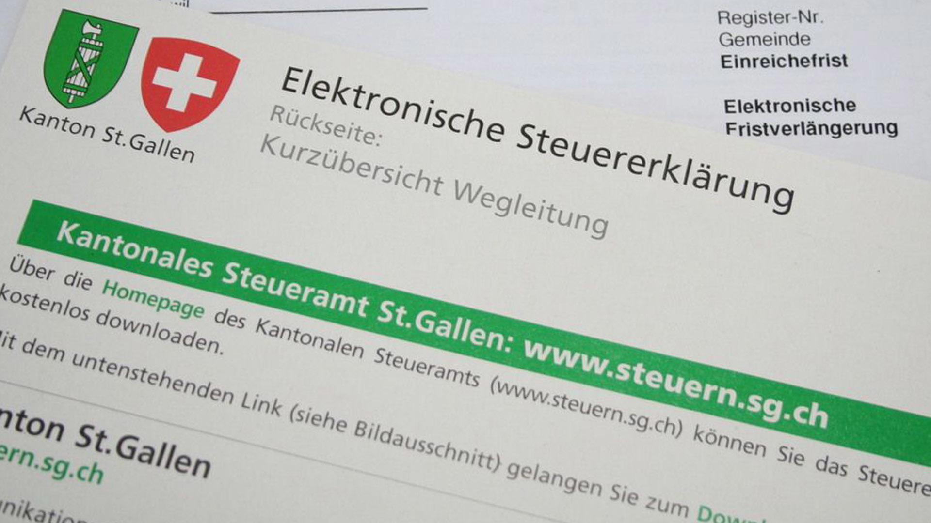 Vollelektronische Steuererklärung ermöglichen