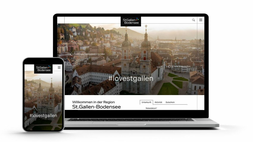 St.Gallen-Bodensee-Tourismus präsentiert neuen Webauftritt